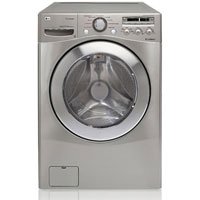 LG WM2501HVA 27 4.2 cu. Ft. Front Load Steam Washer - Graphite Steel