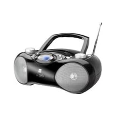 Dual P 39 Boombox (CD-Player, MP3, USB, Radio, Led-Display, Kopfh�reranschluss) Schwarz