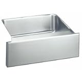 Elkay GOURMET LUSTERTONE SINGLE BOWL APRON SINK WITH 7-7/8 BOWL DEPTH FOR 30 CABINET ELUHF2520