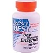 Doctor's Best Best Digestive Enzymes, Vegetable Capsules, 90-Count