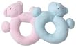 Under the Nile Organic Cotton Teddy Teething Ring - Lady Pink