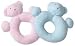 Baby : Under the Nile Organic Cotton Teddy Teething Ring - Blue