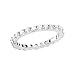1 1/2 ct tw Round Diamond Eternity Band in 14k White Gold (G-I/SI)