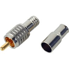 New Connectronics Heavy Duty 75 Ohm Rca Video For Stranded Cable Nickel Brass Design Modern