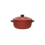 7 Quart Flame Round Color: Red