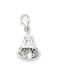 Bell Charm- Sterling Silver Bell Charm
