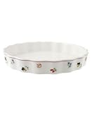 Review Villeroy & Boch 10-3402-3355 / Villeroy & Boch Petite Fleur CeramicPlus 12-Inch Quiche Dish