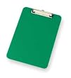 Dakota Designs 2LJX6 Clipboard, Letter, Plastic, Dark Green