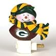 Green Bay Packers 5" Snowman Night Light - NFL Football