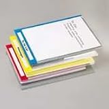 Esselte Jackets, w/ Thumb Cut, Letter, 150 Cap., 6/PK, Primary Colors
