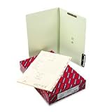 Smead 78208 Smead Pressboard Mortgage File Folder w/Dividers & Metal Tab, Lgl, Green, 10/Bx
