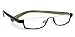 Peek Performer Reading Glasses by Eyebobs- Black Metal Front with Black Plastic Temples, +1.50