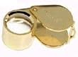MAGNIFIER-10X LOUPE GOLD