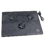 Notebook Cooler Pad w 3 60mm Fans Black On Sale