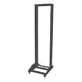  : Aluminum Open Rack, 84in, Black