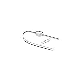 Alno A8650-24-SN Aria Glass Bathroom Shelf