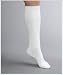 Activa PressureLite Light Energizing Knee High Diabetic Socks Medium White