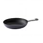 Le Creuset Cast Iron Satin Black Interior Omelette Pan, Granite, 20 cm