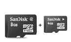 Combo of Sandisk 4GB & 8GB Micro SD Card