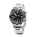 Seiko Chronograph Black Dial Stainless Steel Mens Watch Watch SSA057