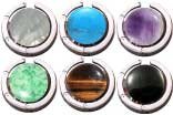 200 Pc Gemstone FOLDING Mixer, Amethyst, Tiger Eye, Turquoise, Jade, Onyx, Pearl w/pouches & Gift Box