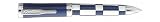 Conklin Jockey Club Navy Blue/ White Ballpoint Pen - JC01BP