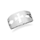 Cut-Out Cross/Ichthys Ring