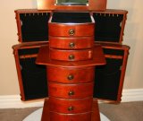 Review   / Jewelry Armoire in Classic Cherry - Powell Furniture - 881-315