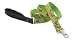Lupine 1 Inch Padded Handle Dog Lead-4 Foot Length-Meadow Pattern