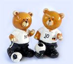 Fussballbär Keramik Bär Fussball Teddy Deutschland Teddy Bär Deutsche Nationalmannschaft NEU