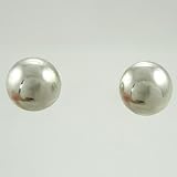 Southwestern Native American Handmade Stud Earrings in Sterling Silver, #9082