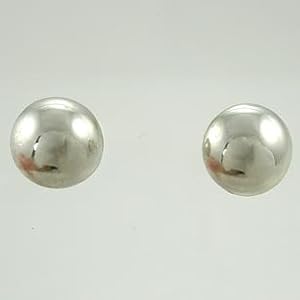 Southwestern Native American Handmade Stud Earrings in Sterling Silver, #9082
