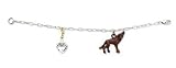 Twilight Breaking Dawn Bella's Wolf & Heart Bracelet