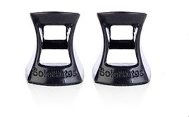 SoleMates High Heeler 1 Pr High Heel Protectors, Wide, Black