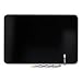 Oval Dry-Erase Black Marker Board, Includes 5 Fluorescent Markers, 3' x 2' QRTS513