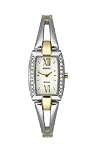 Seiko Tressia 22 Crystal White Dia 2-tone Stainless Steel Band Ladies Watch
