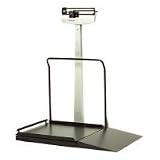 Health O Meter Balance Beam Scale with Ramp for Oversized Wheelchairs