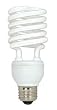 Satco 23W T2 Ultra MiniSpiral 4100K CFL 3-Pack - S6275