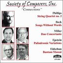 Society of Composers, Inc.: Connections by  Astrid Schween, Jeffrey Solow, Jeremy Beck, Robert Eidschun, and Paul A. Epstein 