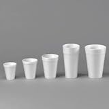 Foam Cups, 10 oz., 25 Cups per Bag, 1,000 per Carton