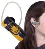 Earloomz SL-453 Indiana Pacers - Bluetooth Headset - Retail Packaging - Yellow