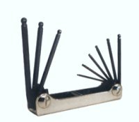 Eklind Tool Company (EKL20719) 7 Piece Folding Ball End SAE Hex Key Set 1/16in.-5/32in.
