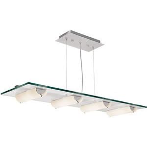 Access Phoebe 8 Light Semi-Flush Or Pendant Fixture Aluminum