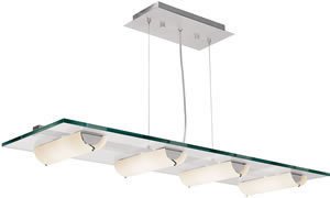 Access Phoebe 8 Light Semi-Flush Or Pendant Fixture Aluminum