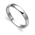 Sterling Silver Wedding Band/Thumb Ring - Width: 3mm (1/8") - High Polish