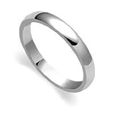 Sterling Silver Wedding Band/Ring - Width: 2mm - High Polish