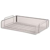 Osco Mesh Letter Tray Scratch-resistant Stackable Side-load Landscape Foolscap Silver Ref LT-SSL S