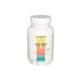 Just Once Iron-Free ( Complete nutritional support with Antioxidants ) 120 Tablets Rainbow Light