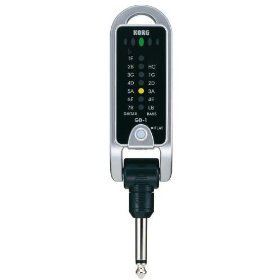 KORG PitchJack Plug-in Jack Tuner for Guitar and Bass - Black