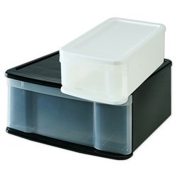 Clear Stacking Drawer - X-Large - Single (Clear) (10